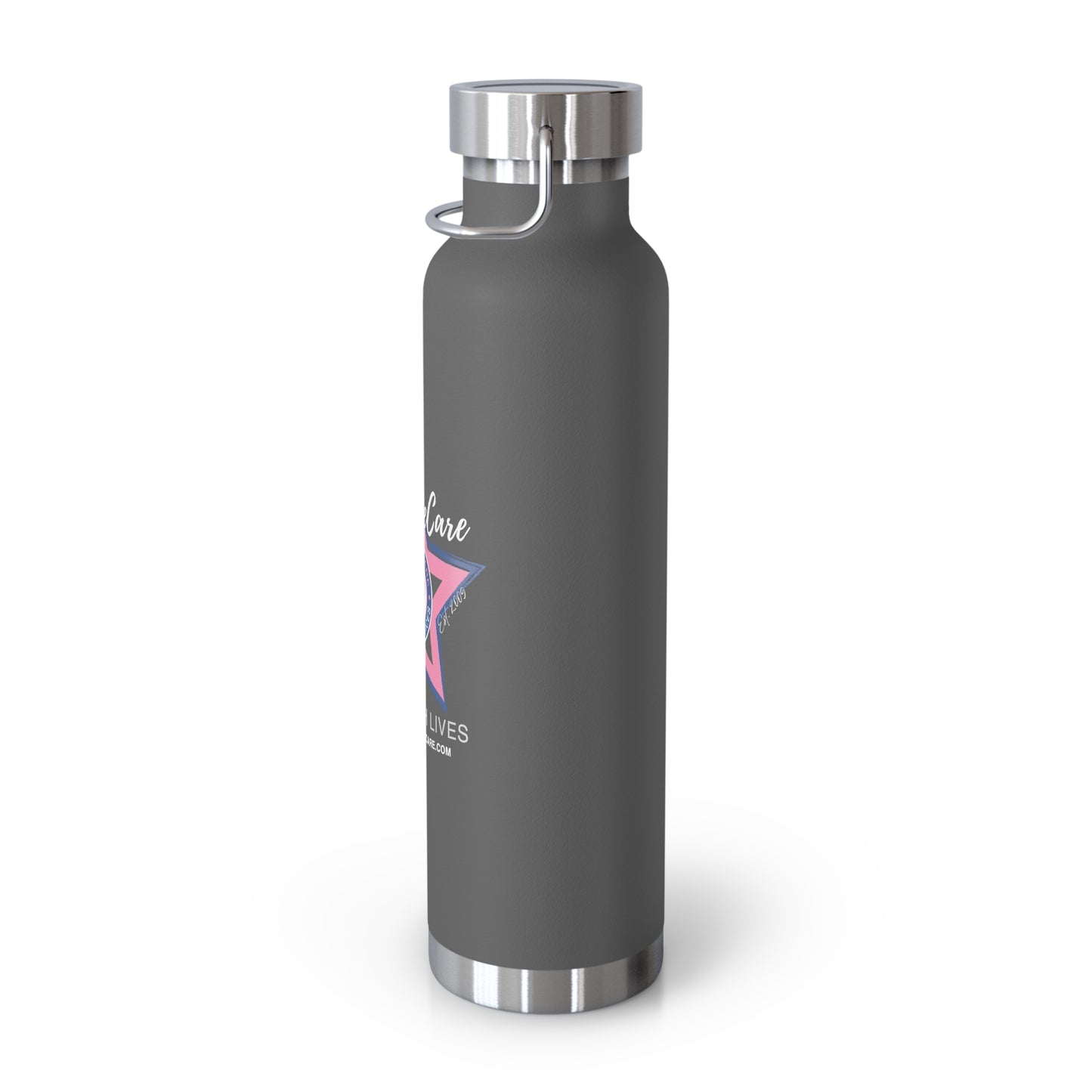 AdvanceCare Copper Vacuum Insulated Bottle, 22oz