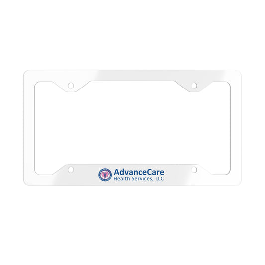 AdvanceCare Metal License Plate Frame