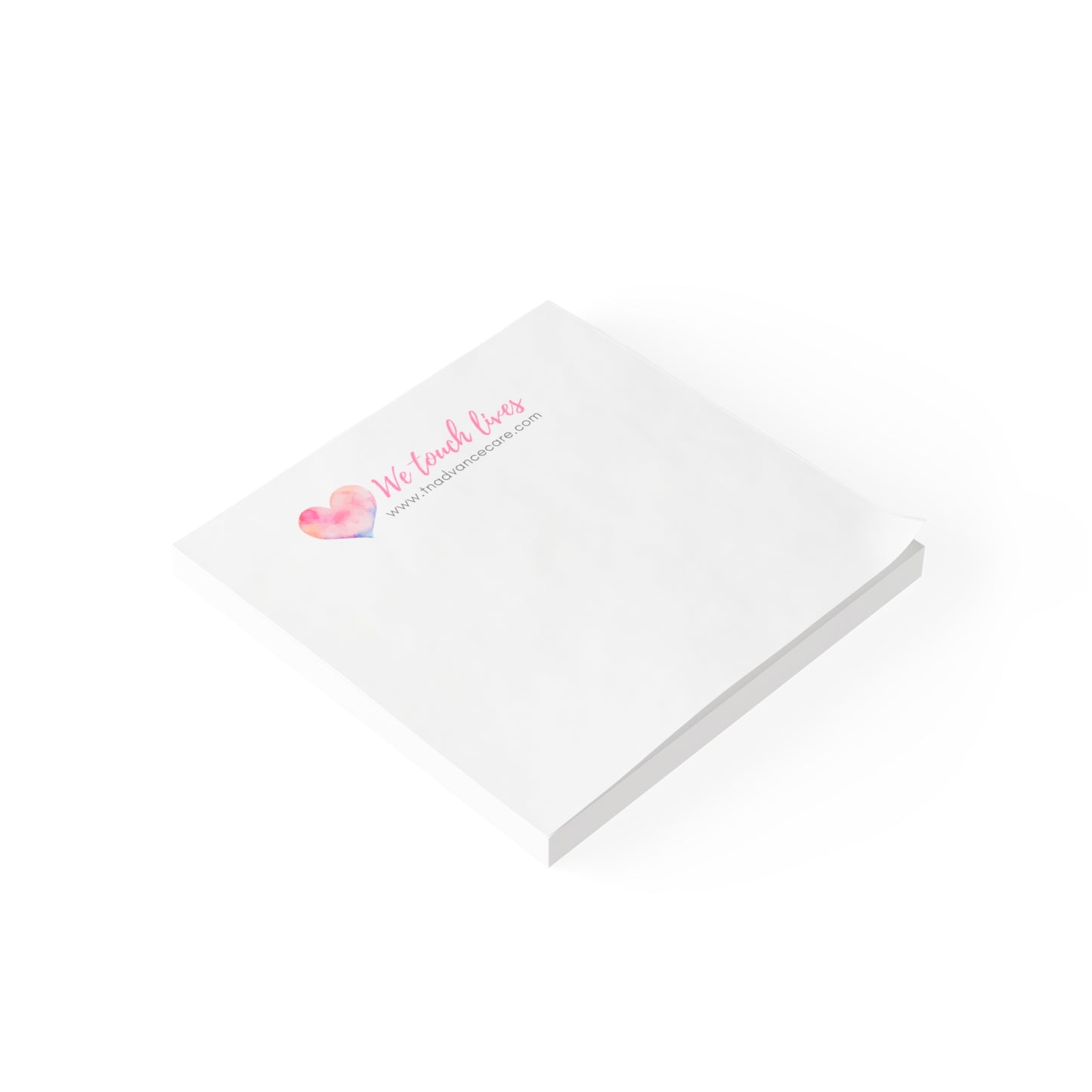 We Touch Lives Post-it® Note Pads